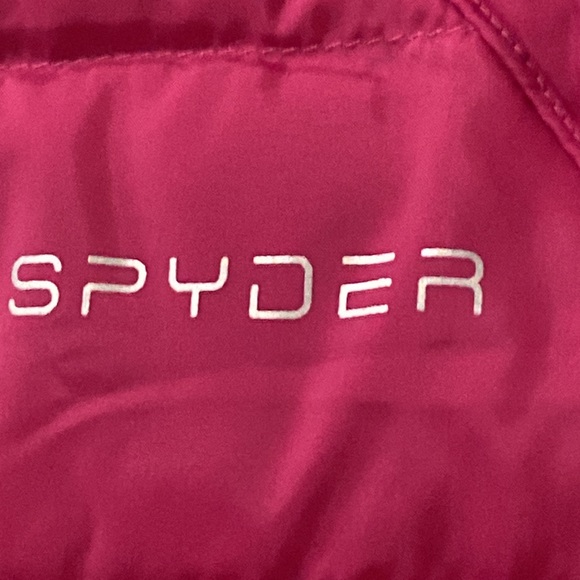 NWOT Spyder Vest Down/Duck feather Pink Polyester-Large-Never worn, Washable - Picture 9 of 14